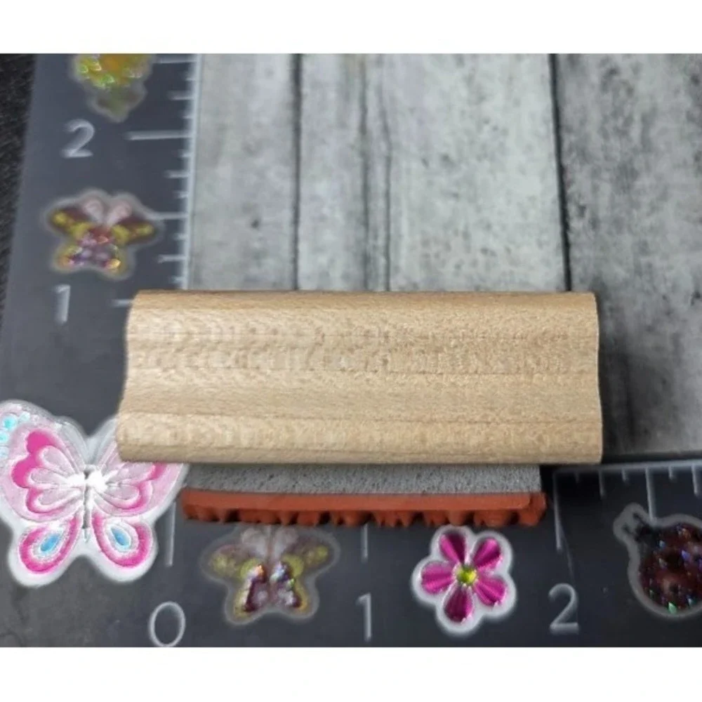 Stampin' Up! Life Is A Picnic Eat Hearty 2004 Rubber Stamp Wood #N20